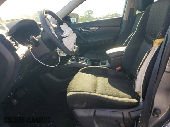2017 Nissan Rogue S with VIN KNMAT2MV2HP508065, listed as a Copart auction lot 55185215 with 88,076 mi miles and Salvage title. Bid and sale history available at DreamBid. Image 7.