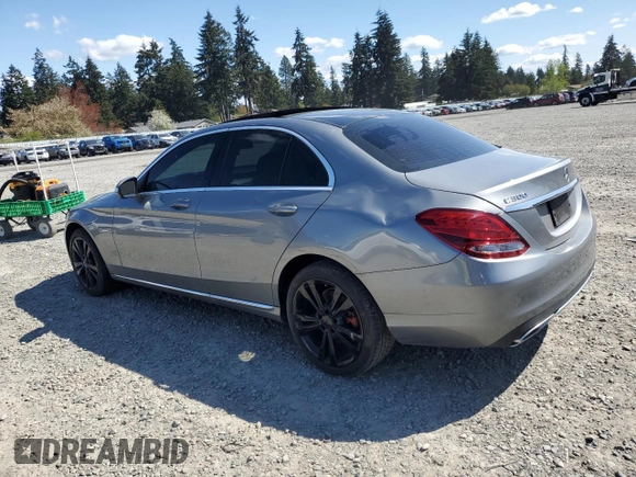 2015 Mercedes-Benz C 300 Luxury with VIN 55SWF4KB1FU022614, listed as a Copart auction lot 54110335 with 113,522 mi miles and Clean Title. Bid and sale history available at carsss.com. Image 2.