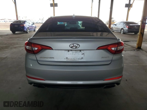 2017 Hyundai Sonata Sport with VIN 5NPE34AF4HH553952, listed as a Copart auction lot 50215765 with 97,688 mi miles and Salvage Title. Bid and sale history available at DreamBid. Image 6.