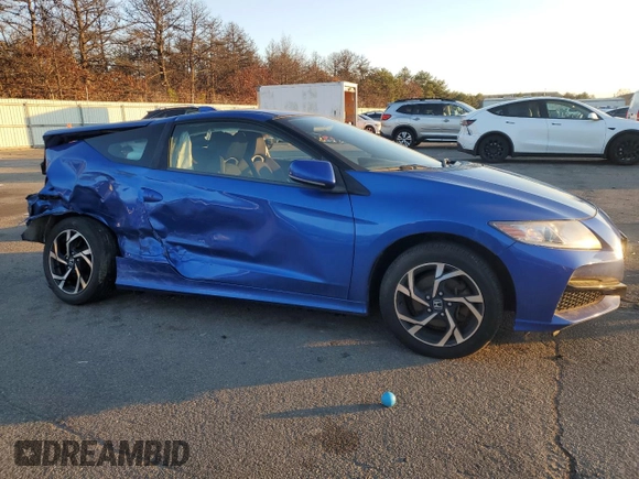 2016 Honda CR-Z LX with VIN JHMZF1D43GS001147, listed as a Copart auction lot 82914064 with Not Provided miles and Clean Title. Bid and sale history available at carsss.com. Image 4.