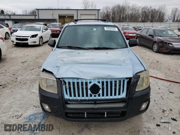 2008 Mercury Mariner with VIN 4M2CU81Z98KJ22539, listed as a Copart auction lot 49060465 with Not provided miles and Clean title. Bid and sale history available at DreamBid. Image 5.