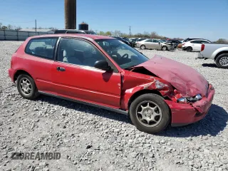 1993 Honda Civic z VIN 2HGEH2379PH508221, wystawiony jako Copart lot #49275795 z przebiegiem 204 345 mil mil oraz Szkoda całkowita • Salvage title. Historia ofert i sprzedaży dostępna na DreamBid. Obrazek 4.