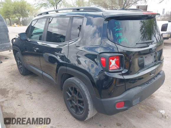 2019 Jeep Renegade Latitude z VIN ZACNJABB4KPK48494, wystawiony jako IAAI lot #42194525 z przebiegiem 76 134 mil mil oraz . Historia ofert i sprzedaży dostępna na DreamBid. Obrazek 3.