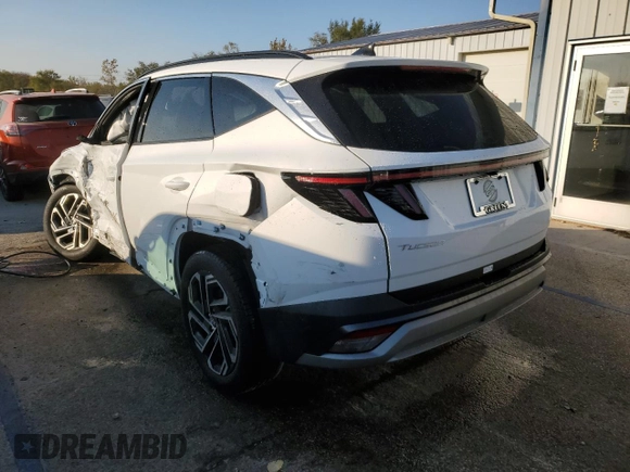 2025 Hyundai Tucson Limited with VIN 5NMJE3DE1SH443919, listed as a Copart auction lot 76407034 with 2,459 mi miles and Salvage Title. Bid and sale history available at carsss.com. Image 2.