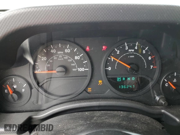 2007 Jeep Wrangler Unlimited X with VIN 1J4GA39117L169245, listed as a Copart auction lot 56731665 with 136,247 mi miles and Salvage title. Bid and sale history available at DreamBid. Image 9.