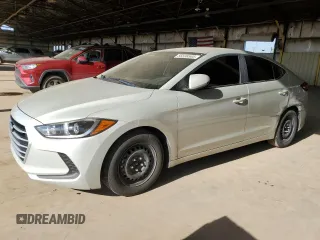 2017 Hyundai Elantra SE with VIN KMHD74LFXHU395440, listed as a Copart auction lot 56599505 with 68,962 mi miles and Salvage title. Bid and sale history available at DreamBid. Image 1.