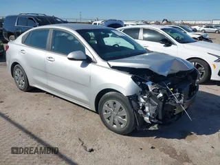 2020 Kia Rio LX with VIN 3KPA24AD5LE307716, listed as a IAAI auction lot 41774665 with 16,741 mi miles and . Bid and sale history available at DreamBid. Image 1.