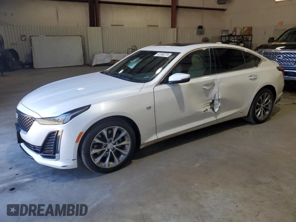 2021 Cadillac CT5 Premium Luxury z VIN 1G6DN5RK5M0146553, wystawiony jako Copart lot #42398275 z przebiegiem 36 559 mil mil oraz Szkody całkowita. Historia ofert i sprzedaży dostępna na DreamBid. Obrazek 1.