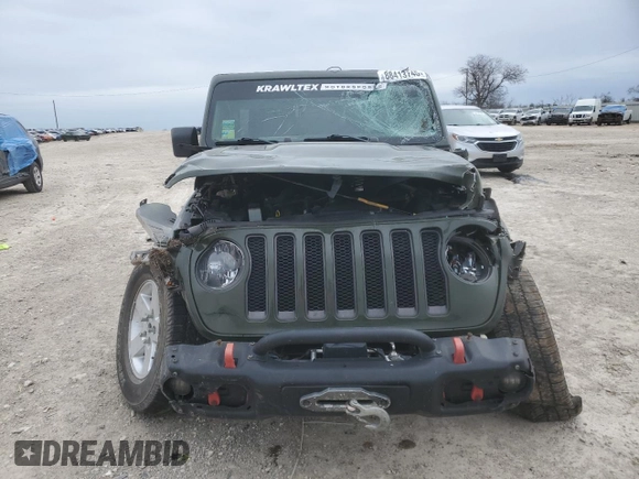 2021 Jeep Wrangler Unlimited Rubicon with VIN 1C4JJXFM0MW520948, listed as a Copart auction lot 88413745 with 72,174 mi miles and Salvage Title. Bid and sale history available at carsss.com. Image 5.