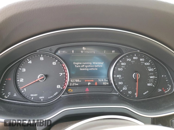 2017 Audi Q7 Premium Plus with VIN WA1LAAF70HD014757, listed as a Copart auction lot 52191525 with 92,788 mi miles and Salvage Title. Bid and sale history available at DreamBid. Image 9.
