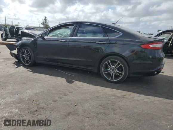2014 Ford Fusion Titanium with VIN 3FA6P0K90ER190672, listed as a Copart auction lot 50535565 with 139,077 mi miles and Salvage Title. Bid and sale history available at DreamBid. Image 2.
