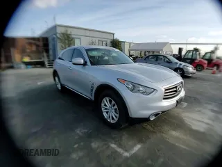 2016 Infiniti QX70 with VIN JN8CS1MW7GM753074, listed as a Copart auction lot 44591025 with 128,120 mi miles and Salvage Title. Bid and sale history available at DreamBid. Image 11.