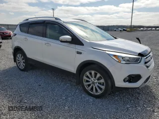 2017 Ford Escape Titanium with VIN 1FMCU0J92HUD75757, listed as a Copart auction lot 51003895 with 119,143 mi miles and Salvage Title. Bid and sale history available at DreamBid. Image 4.