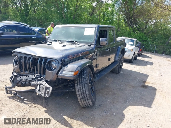 2021 Jeep Gladiator High Altitude z VIN 1C6HJTFG1ML597581, wystawiony jako IAAI lot #42191690 z przebiegiem 47 740 mil mil oraz . Historia ofert i sprzedaży dostępna na DreamBid. Obrazek 17.