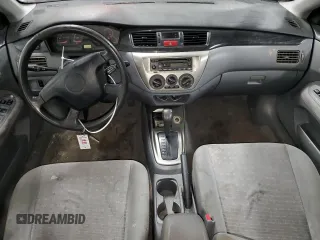 2005 Mitsubishi Lancer ES with VIN JA3AJ26E85U038476, listed as a Copart auction lot 87760345 with 165,278 mi miles and Salvage Title. Bid and sale history available at carsss.com. Image 8.