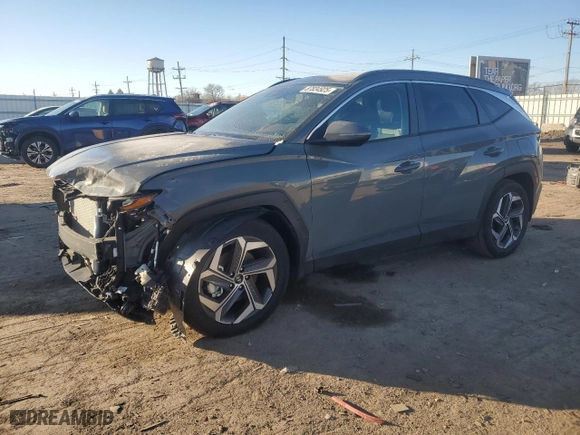 2024 Hyundai Tucson SEL with VIN 5NMJF3DE5RH386194, listed as a Copart auction lot 87834925 with 483 mi miles and Salvage Title. Bid and sale history available at carsss.com. Image 1.
