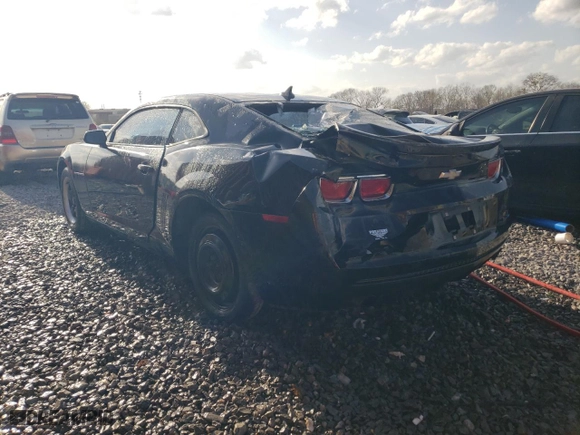2011 Chevrolet Camaro 2LS with VIN 2G1FA1ED7B9126155, listed as a Copart auction lot 49350195 with 160,607 mi miles and Salvage Title. Bid and sale history available at carsss.com. Image 2.