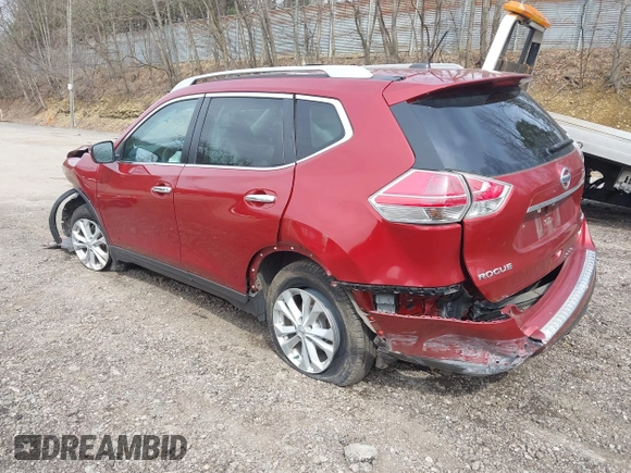2016 Nissan Rogue SV z VIN 5N1AT2MV3GC888891, wystawiony jako IAAI lot #42031756 z przebiegiem 61 119 mil mil oraz . Historia ofert i sprzedaży dostępna na DreamBid. Obrazek 3.