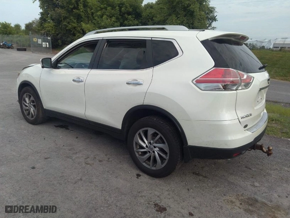 2015 Nissan Rogue SV with VIN 5N1AT2MV1FC772412, listed as a IAAI auction lot 39910464 with 164,467 mi miles. Bid and sale history available at carsss.com. Image 3.