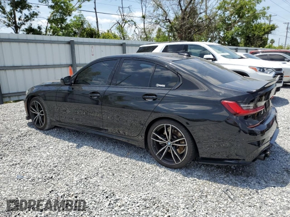 2019 BMW 3 Series 330i with VIN WBA5R1C54KAK08286, listed as a Copart auction lot 53273305 with Not provided miles and Non repairable. Bid and sale history available at DreamBid. Image 2.