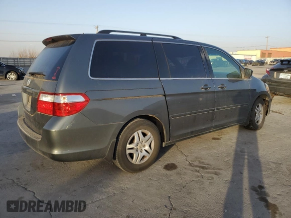 2007 Honda Odyssey EX-L with VIN 5FNRL38727B120069, listed as a Copart auction lot 89003625 with 234,863 mi miles and Salvage Title. Bid and sale history available at carsss.com. Image 3.