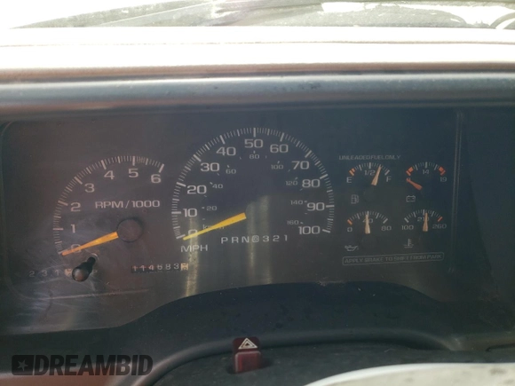 2000 Chevrolet Silverado 3500 z VIN 1GCHK33J5YF400969, wystawiony jako Copart lot #87955445 z przebiegiem 114 683 mil mil oraz Szkody całkowita. Historia ofert i sprzedaży dostępna na DreamBid. Obrazek 9.