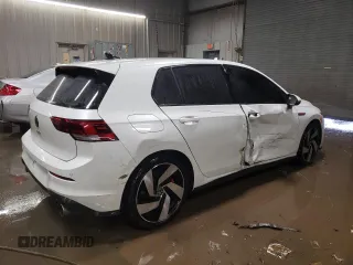 2023 Volkswagen Golf GTI SE with VIN WVW3A7CD4PW184576, listed as a Copart auction lot 88245425 with 30,802 mi miles and Salvage Title. Bid and sale history available at carsss.com. Image 3.
