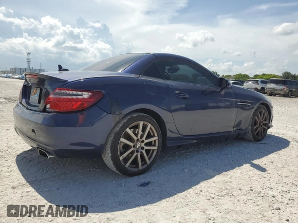 2013 Mercedes-Benz SLK 250 with VIN WDDPK4HA1DF055417, listed as a Copart auction lot 62498335 with 74,296 mi miles and Salvage title. Bid and sale history available at DreamBid. Image 3.
