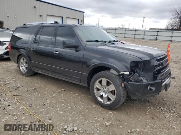 2010 Ford Expedition Max Limited with VIN 1FMJK2A53AEB65660, listed as a Copart auction lot 54749445 with 193,270 mi miles and Clean title. Bid and sale history available at DreamBid. Image 4.