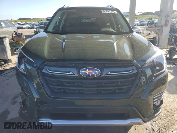 2023 Subaru Forester Touring with VIN JF2SKARC9PH528817, listed as a Copart auction lot 85892314 with 4,399 mi miles and Salvage Title. Bid and sale history available at carsss.com. Image 5.
