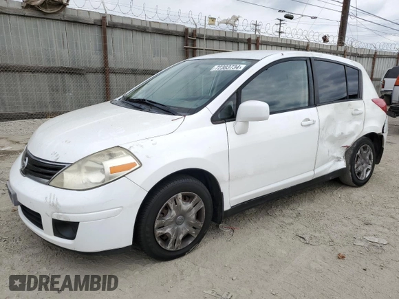 2011 Nissan Versa 1.8 S with VIN 3N1BC1CPXBL441027, listed as a Copart auction lot 72383734 with 139,909 mi miles and Salvage Title. Bid and sale history available at carsss.com. Image 1.