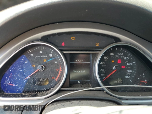 2014 Audi Q7 3.0T Premium Plus with VIN WA1LGAFE2ED015935, listed as a Copart auction lot 53204145 with 109,644 mi miles and Clean Title. Bid and sale history available at carsss.com. Image 9.