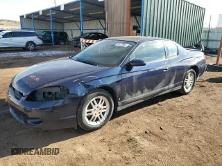 2007 Chevrolet Monte Carlo LT with VIN 2G1WK15K479416744, listed as a Copart auction lot 85472964 with 90,070 mi miles and Salvage Title. Bid and sale history available at carsss.com. Image 1.