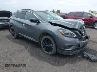 2018 Nissan Murano S with VIN 5N1AZ2MG8JN160124, listed as a IAAI auction lot 41921370 with 92,797 mi miles and . Bid and sale history available at carsss.com. Image 1.