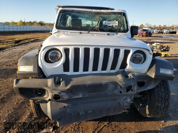 2021 Jeep Wrangler Unlimited Sport with VIN 1C4HJXDN2MW556893, listed as a Copart auction lot 41532205 with 52,891 mi miles and Salvage title. Bid and sale history available at DreamBid. Image 5.