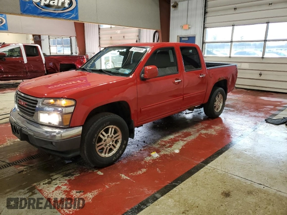 2011 GMC Canyon SLE1 with VIN 1GTH6MFEXB8127547, listed as a Copart auction lot 51533385 with 197,329 mi miles and Clean Title. Bid and sale history available at carsss.com. Image 1.