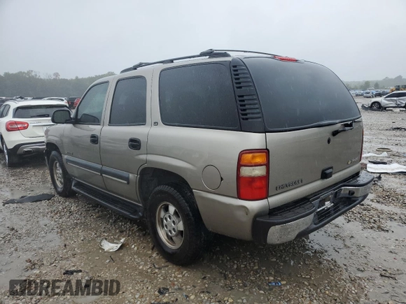 2002 Chevrolet Tahoe LS with VIN 1GNEC13Z92R283808, listed as a Copart auction lot 71348574 with 327,647 mi miles and Salvage Title. Bid and sale history available at carsss.com. Image 2.