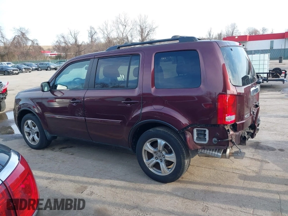 2013 Honda Pilot EX-L with VIN 5FNYF4H50DB074678, listed as a IAAI auction lot 41836964 with 107,865 mi miles. Bid and sale history available at carsss.com. Image 15.