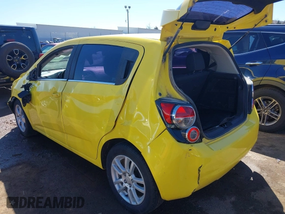 2016 Chevrolet Sonic LT with VIN 1G1JC6SH1G4117972, listed as a IAAI auction lot 41748543 with 172,876 mi miles. Bid and sale history available at carsss.com. Image 3.