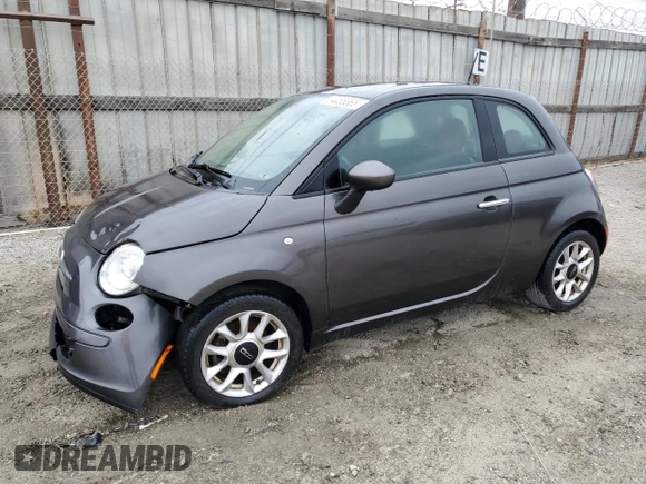 2017 FIAT 500 Pop with VIN 3C3CFFKR7HT535856, listed as a Copart auction lot 54455365 with 215,098 mi miles and Clean Title. Bid and sale history available at carsss.com. Image 1.
