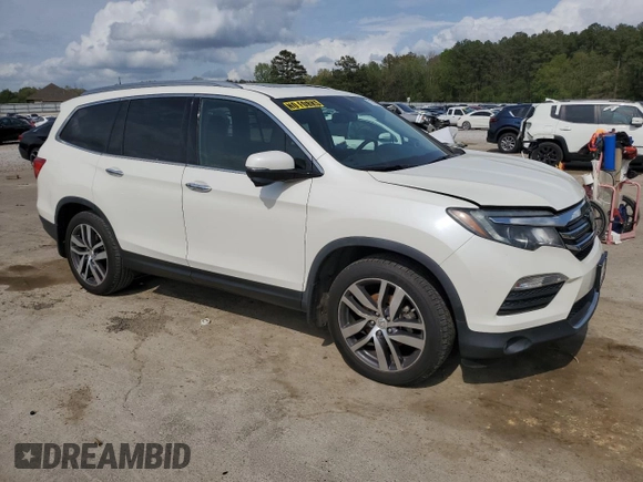 2017 Honda Pilot Touring with VIN 5FNYF5H92HB023469, listed as a Copart auction lot 51663635 with 182,295 mi miles and Salvage Title. Bid and sale history available at carsss.com. Image 4.