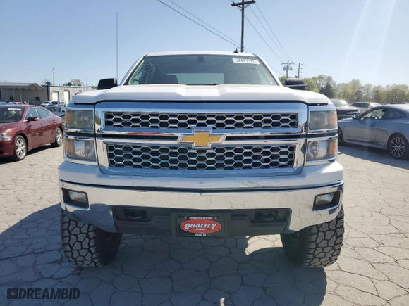 2014 Chevrolet Silverado 1500 LT with VIN 3GCUKREC1EG569641, listed as a Copart auction lot 52441175 with 108,098 mi miles and Salvage Title. Bid and sale history available at carsss.com. Image 5.