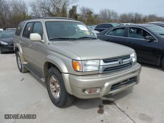 2002 Toyota 4Runner Limited with VIN JT3GN87R020239753, listed as a IAAI auction lot 41735279 with 1 mi miles. Bid and sale history available at carsss.com. Image 1.