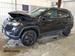 2023 Jeep Compass Trailhawk z VIN 3C4NJDDN6PT504565, wystawiony jako Copart lot #65417565 z przebiegiem 34 065 mil mil oraz Szkoda całkowita • Salvage title. Historia ofert i sprzedaży dostępna na DreamBid. Obrazek 1.