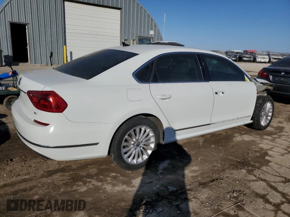 2016 Volkswagen Passat SE with VIN 1VWBT7A37GC013920, listed as a Copart auction lot 42335875 with 107,420 mi miles and Salvage title. Bid and sale history available at DreamBid. Image 3.
