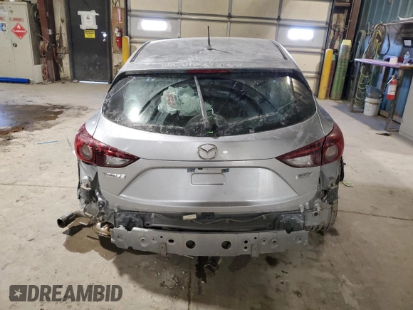 2018 Mazda 3 Touring with VIN 3MZBN1L37JM199419, listed as a Copart auction lot 48133745 with 84,279 mi miles and Salvage Title. Bid and sale history available at carsss.com. Image 6.