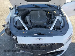 2022 Genesis G70 3.3T with VIN KMTG54TE9NU081984, listed as a Copart auction lot 79634704 with 63,169 mi miles and Salvage Title. Bid and sale history available at DreamBid. Image 11.