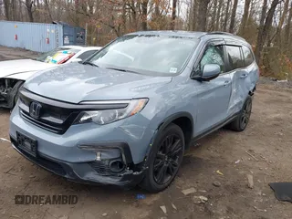 2022 Honda Pilot Special Edition with VIN 5FNYF6H27NB100213, listed as a IAAI auction lot 42010593 with 23,359 mi miles and . Bid and sale history available at carsss.com. Image 17.