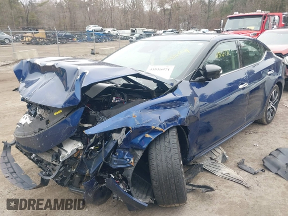 2021 Nissan Maxima SV with VIN 1N4AA6CV6MC507605, listed as a IAAI auction lot 41816971 with 63,513 mi miles and . Bid and sale history available at DreamBid. Image 2.