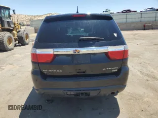 2013 Dodge Durango Citadel with VIN 1C4RDJEG4DC676544, listed as a Copart auction lot 57597015 with 135,776 mi miles and Salvage title. Bid and sale history available at DreamBid. Image 6.
